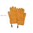 thumbnail image 2 of mnjin winter electric heating warm gloves usb gloves mobile power computer electric heating gloves yellow, 2 of 8