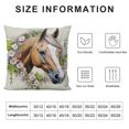thumbnail image 5 of JEUXUS  Horse for Girls,Horses Pillow Covers ,Just a Girl Who Loves Horses Throw Pillow Covers,Teenage Girls Home Bedroom Office Decor Pillowcase,Gifts for Horse Lover, 5 of 5