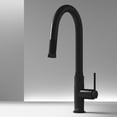 thumbnail image 3 of VIGO Hart Arched Single Handle Pull-Down Spout Kitchen Faucet in Matte Black, 3 of 13