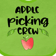 thumbnail image 4 of Inktastic Apple Picking Crew Boys or Girls Baby Bib, 4 of 4