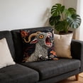 thumbnail image 4 of 18x18 Pillow Cover, Screaming Goat Plush, Funny Animal Throw Pillow with Soft Design, Decorative Pillowcase with Material, Home Decor Accent, Cushion Cover for Bed Couch Chair Bedroom Living Room(C), 4 of 6