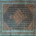 thumbnail image 1 of Ahgly Company Indoor Square Persian Light Blue Traditional Area Rugs, 8' Square, 1 of 4