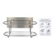 thumbnail image 2 of Carrito de ducha adhesivo Sin perforación 22 lb Peso del cojinete Estante de baño Almacenamiento con Abanopi Estante de almacenamiento, 2 of 7