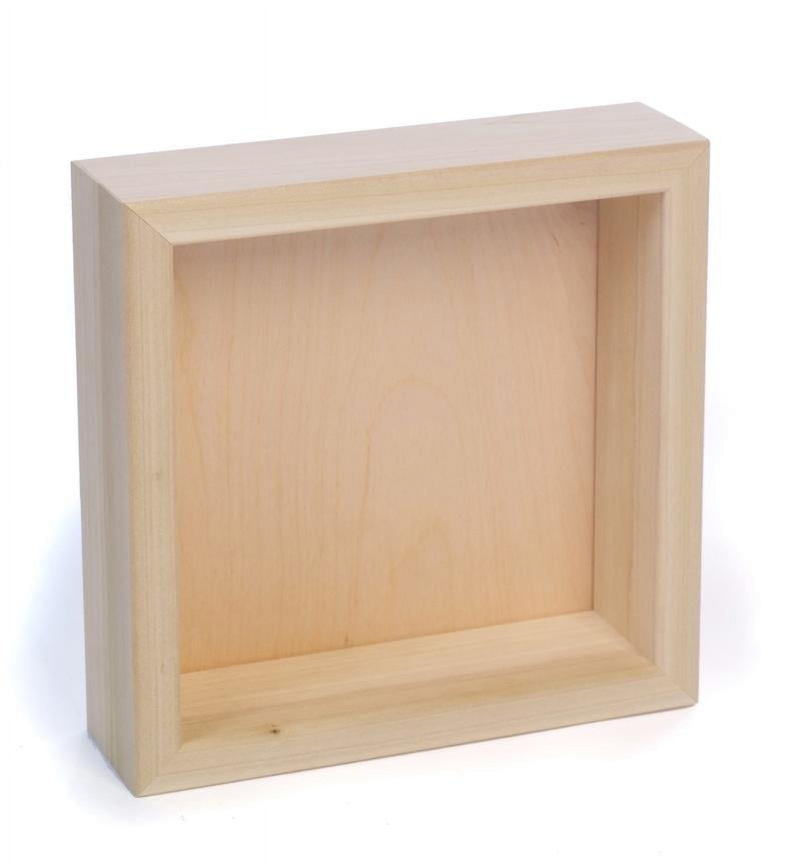 American Easel 4"x 4" Deep - Natural 1 5/8" Poplar Wood Cradled Birch Face Painting Panel (Pack of 4)