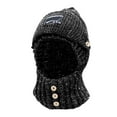 thumbnail image 6 of Baqcunre Clearance! Beanies Hats Men, 2 In 1 Scarf Knitted Hat Knitted Hat with Ear Protectors Outdoor Riding Elastic Warm Ear Knitted Hat, Beanie for Women, Baby Beanie, 6 of 6