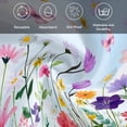 thumbnail image 6 of Spring Floral Cloth Napkins, Butterflies Botanical Blue Ombre Washable and Reusable Dinner Napkins Set of 2, Table Napkin for Kitchen Party Birthday Wedding Hotel Housewarming 20"x20", 6 of 9