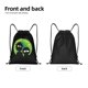 thumbnail image 5 of Bolsa con cordón clásica de Rick y Morty, plegable, para deportes, fitness, unisex, bolsa de viaje para deportes de playa, mediana, 5 of 8
