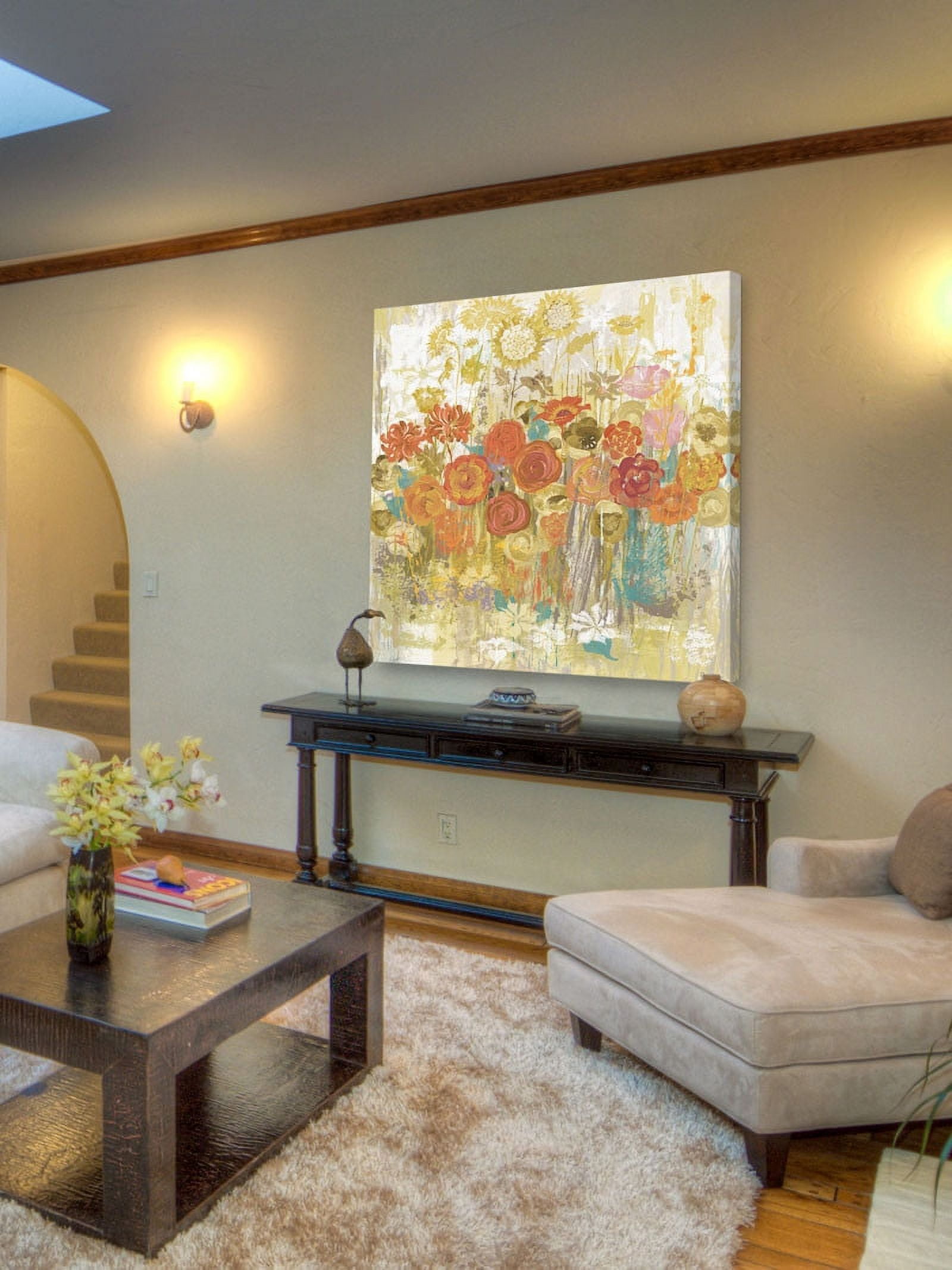 Marmont Hill "Floral Frenzy" Painting Print on Canvas