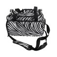 thumbnail image 1 of Sac à main à rayures zébrées, sac à outils de coiffure, sac portable pour ciseaux et peignes, étui de coiffure, 1 of 4