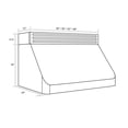 thumbnail image 4 of ZLINE Hotte de Cuisinière sous Armoire à Recirculation de 30 Pouces en Acier Inoxydable (RK520-30), 4 of 4