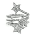 thumbnail image 4 of 925 Sterling Silver Silver Moon Cubic Zirconia Cz, 4 of 8