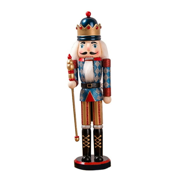 Soldado De Cascanueces, Figura De Cascanueces De 38Cm, Adornos De Madera Para El Hogar, Decoración De Fiesta De Navidad, Regalos De Año Nuevo Para Niños Advancent HA040335-01