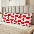 thumbnail image 6 of Lsque Canada Body Pillow Case Cover,Ultra-Soft Microfiber Bed Pillow Cases 20x54 inches,Elegant Bedding,Breathable Durable Pillow Cover with Envelope Closure, 6 of 8