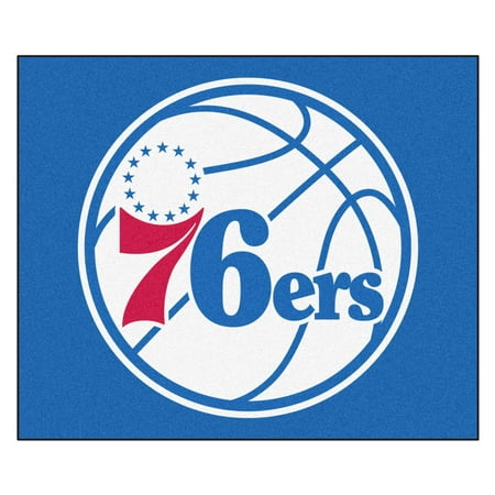 NBA - Philadelphia 76ers Tailgater Rug 5'x6'