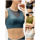thumbnail image 2 of Ropa interior de mujer Sujetador de yoga para mujer, malla ahuecada, entrenamiento sin cables, chaleco informal para correr Romacci Ropa interior de mujer, 2 of 5
