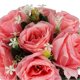 thumbnail image 4 of Bouquet de mariage artificiel, fleurs en soie, simulation de roses, bouquet pour mariée tenant des fleurs, rose, 4 of 4