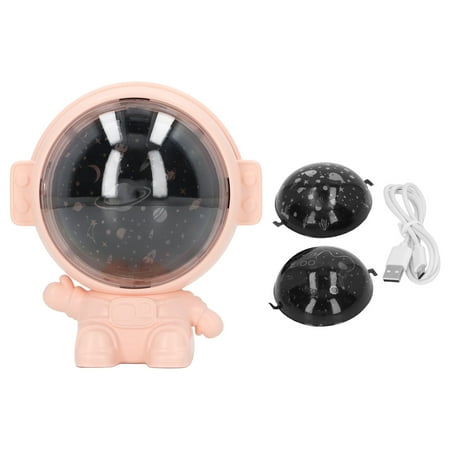 

Astronaut Projector Star Light Rotatable USB Charging Astronaut Projector Star Light with Music Function 5V 1A Pink
