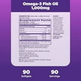 thumbnail image 5 of Natrol Omega 3 Fish Oil for Heart Health, Lemon Flavor 1000 mg Softgels, 90 Ea, 5 of 5