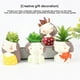 thumbnail image 3 of Resina Planta Suculenta Maceta Linda Corona De Dibujos Animados Hecha A Mano Chica Juguetona En Forma De Cabeza De Cactus Maceta Contenedor Jardín Oficina Decoración De Escritorio sonducket HA027659-04, 3 of 7