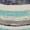 Blue, variant on LR Home Oakley Round Blue/White Striped Indoor Small Pouf Ottoman, 14" H x 18" W