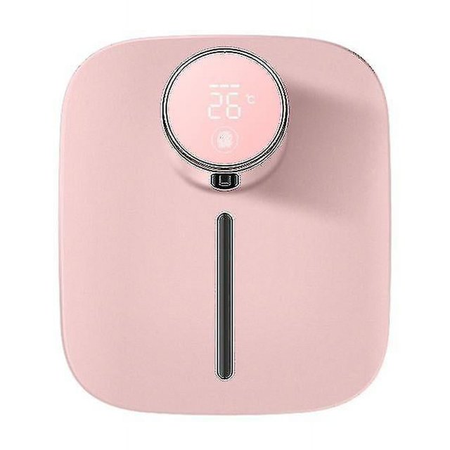 Dispensador automático de jabón montado en la pared, dispensador de desinfectante de manos sin contacto, unidad de temperatura digital, impermeable, sensor inteligente, dispensador de espuma USB