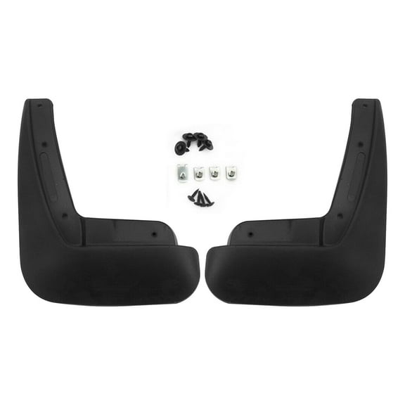 OMAC Mud Guards Splash Mud Flaps for Mazda 3 Hatchback 2014-2018 Black 2 Pcs