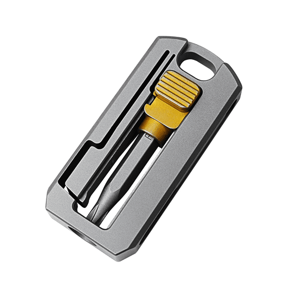 Titanium Alloy Screwdriver Magnetic Small Maintenance Combination Multifunctional Portable Outdoor Tools