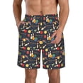 thumbnail image 1 of Fotbe Christmas Holiday Bowling Trajes de Baño Estampados para Hombre, Shorts de Verano de Secado Rápido, Ropa de Playa, Bañadores-Small, 1 of 6