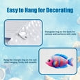 thumbnail image 4 of STONCEL Metal Fish Art Wall Decor, Set of 4 Metal Sea Fish Wall Art Decor for Outdoor Bathroom Swimming Pool, 4 of 7