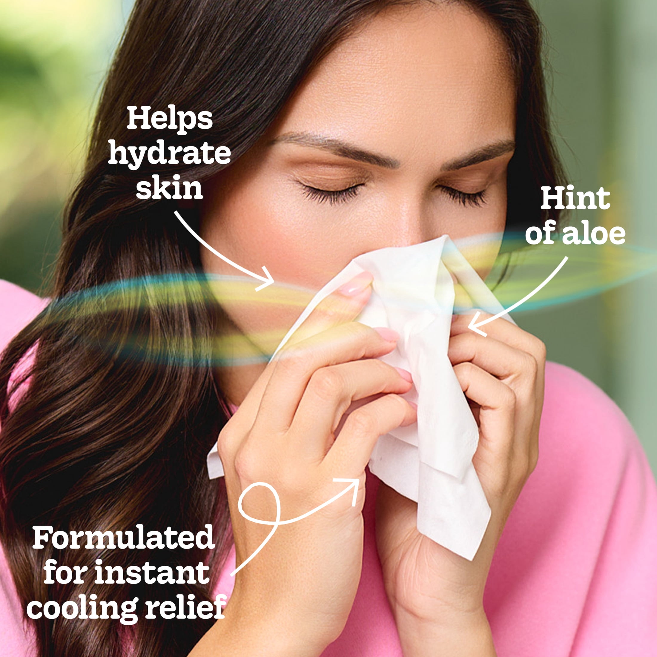 (12 pack) Kleenex Cooling + Aloe 2-Ply Cube Box Facial Tissues, 4 Pack (200 Total Tissues)
