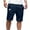Navy, variant on Chiccall Mens Summer Fashion Shorts Casual Lightweight Multi-Pocket Elastic Waist Drawstring Beach Cargo Shorts