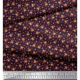 thumbnail image 3 of Soimoi Poly Georgette Fabric Leaves, & Rose Floral Print Fabric by Yard 42 Inch Wide, 3 of 3