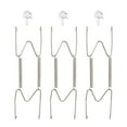 thumbnail image 1 of Unique Bargains 3Pack Plate Hanger, 6 Inch Stainless Steel Invisible Wall Plate Hangers for Decorative Plates, Silver, 1 of 6