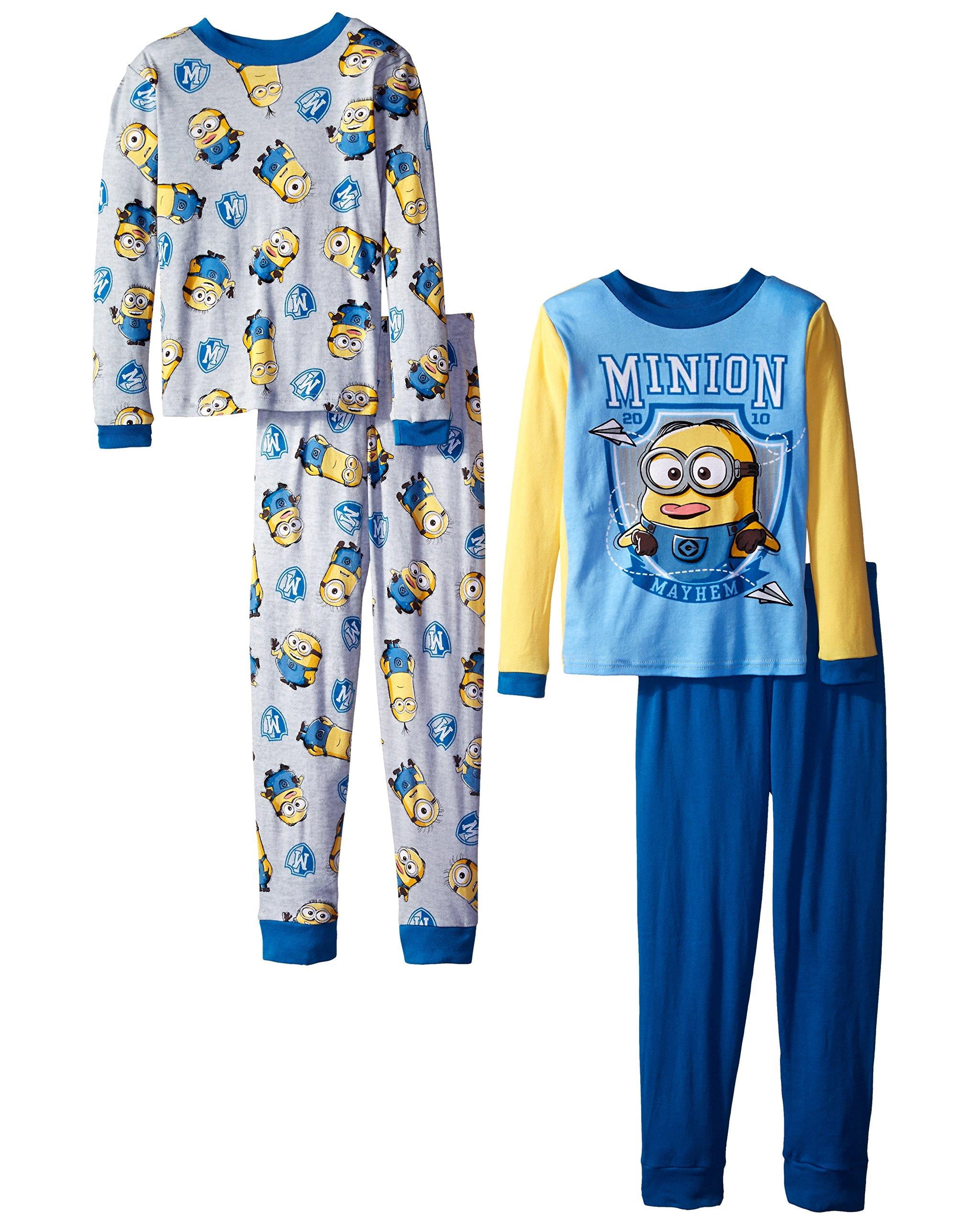 Boys Sleepsuit Despicable Me Minions Cotton Pyjamas PJS Age 6-8 Years NEW