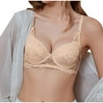 thumbnail image 5 of Elainilye Fashion Womens Bras No Underwire Full Support Traceless Plus Size Sports Bra Non-Slip Underwear Yoga Bra Everyday Bras,Beige, 5 of 9