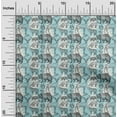thumbnail image 2 of oneOone Cotton Poplin Sky Blue Fabric Wild Sewing Material Print Fabric By The Yard 56 Inch Wide, 2 of 6