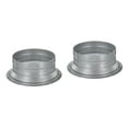 thumbnail image 1 of Conector de conducto de 5 pulgadas Uxcell, accesorio de metal, brida de manguera de escape, conducto de ventilación redondo, paquete de 2, 1 of 5