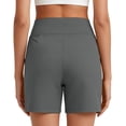 thumbnail image 5 of KIHOUT Women's High Waisted Tummy Control Athletic Shorts Stretchy Pocketed Running Yoga Casual All Season Wear, 5 of 8