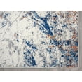 thumbnail image 3 of Abani Casa Collection Area Rug Mid Century Modern Bedroom Living Room Decor Floor Rug 8 x 10 Blue Grey, 3 of 6