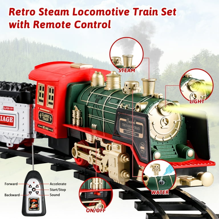 Rc Car Radio Controlled Train With Smoke Simulation Model Electric