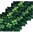 thumbnail image 3 of St. Patrick's Day Shamrock Washcloths Set of 6-12 x 12 inch Pure Cotton Wash Cloth Highly Absorbent and Soft Fingertip Towels Face Cloths for Bath, Spa Wash cloth, 3 of 7