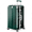 Emerald Green, variant on SUMMIT LIVING 30 Inch Checked Trunk Luggage, Lightweight Zipperless PC Hardshell Suitcase with Aluminum Frame, TSA Locks, Spinner Wheels, USB Charging, Silver & Orange