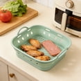 thumbnail image 7 of Queroig Foldable Round/Square Air Fryer Liner Basket 8.5 Inch Air Fryer Silicone Pot Reusable Baking Tray Accessories for 3.6-6.8 QT Oven Microwave, 7 of 7