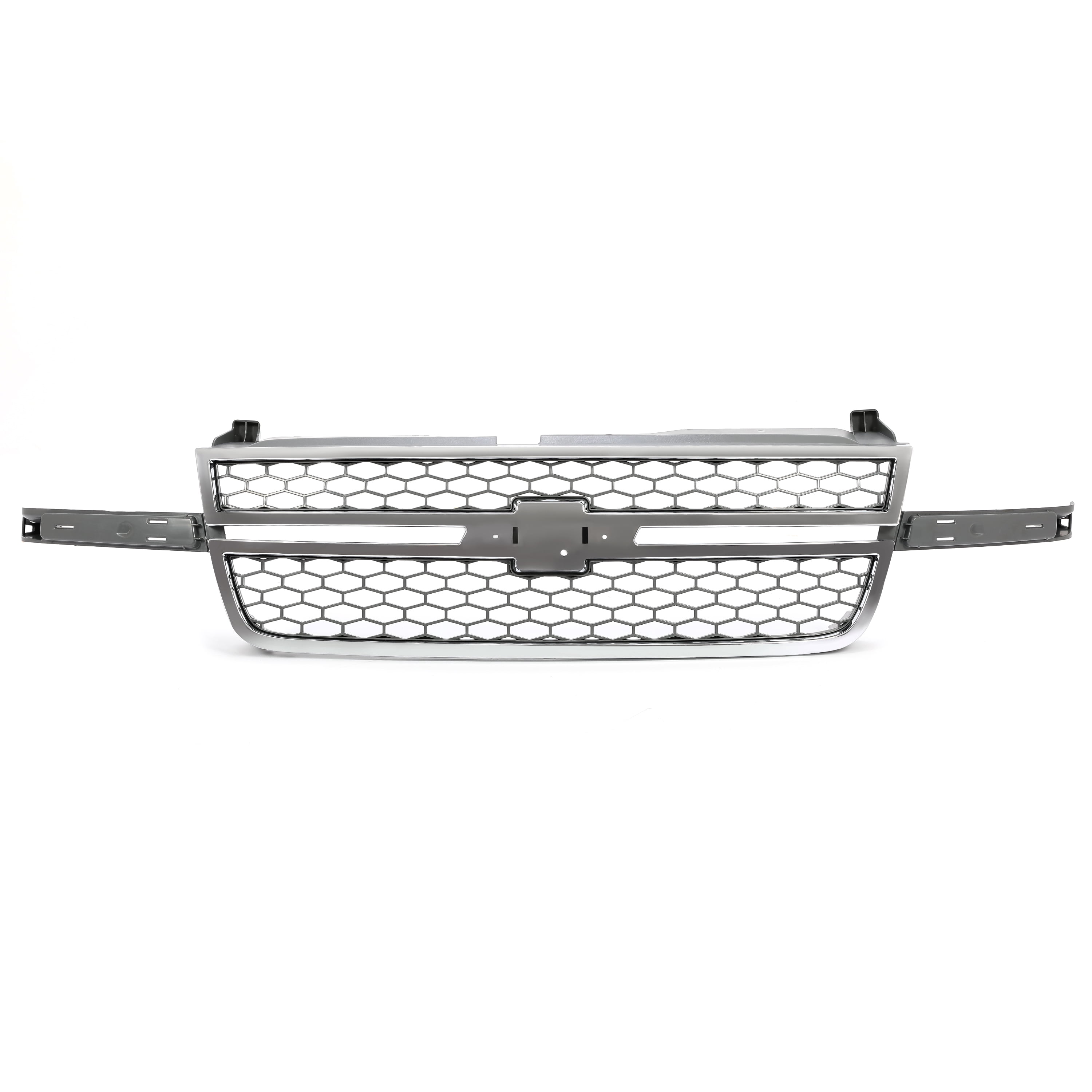 Kojem Front Chrome Grille Grill Honeycomb Insert for 2003-2007 Chevrolet Silverado 1500 2500 3500 HD Classic GM1200546