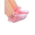 thumbnail image 3 of Infant Baby Girls Ruffle Socks, Sweet Style Eyelet Frilly Lace Princess Dress Ankle Socks with Bow, 3 of 6