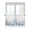 White, variant on Half Window Curtain 36 Inches Long, Coastal Coral Window Treatment Curtain Drapes, Blue Ocean Starfish Seagrass Watercolor Small Tier Curtains for Bathroom Over Sink, 27.5"x36", 2 Panels