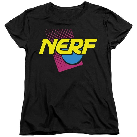 Nerf 90S Logo S/S Women's T-Shirt Black