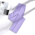 thumbnail image 2 of WULMLEO Beeswan Pants for Women Over 50 Quick Dry Pants Elastic Waist Stretch Active Breathable Athletic Pant Purple 2XL, 2 of 3