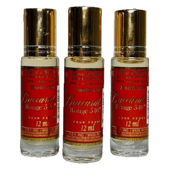 Perfume Oil E de B Parfum, 12 ml, unisex (paquete de 3)