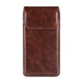 thumbnail image 1 of Riñonera para teléfono para personas mayores, funda para teléfono, billetera, riñonera para hombre Marrón, 1 of 9